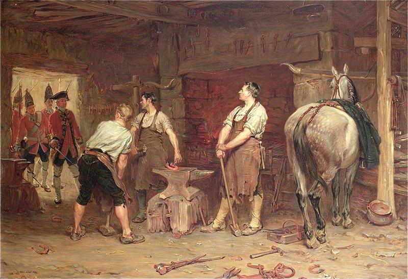 John Seymour Lucas After Culloden- Rebel Hunting china oil painting image